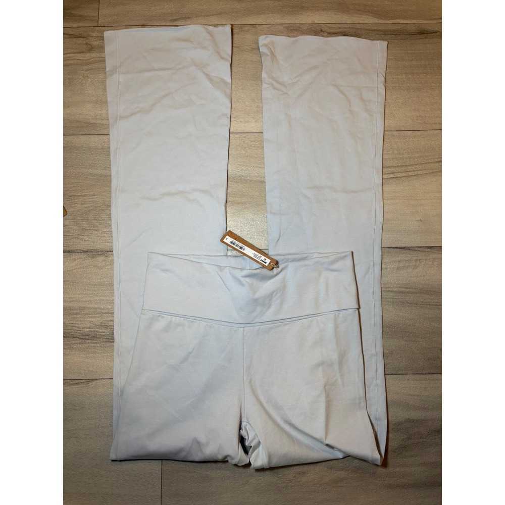 Skims Cotton jersey fold-over pant - Picture 3 of 3
